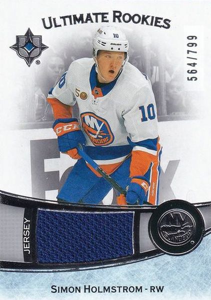 jersey RC karta SIMON HOLMSTROM 22-23 UD Ultimate Rookies Jersey /799